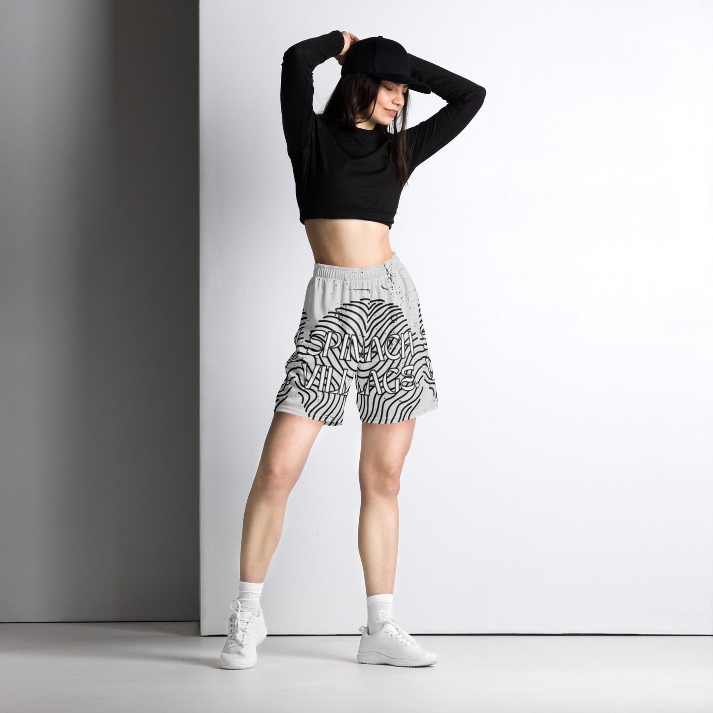 [Downtown] - Unisex (Recycled) Mesh Basketball Shorts (Light)