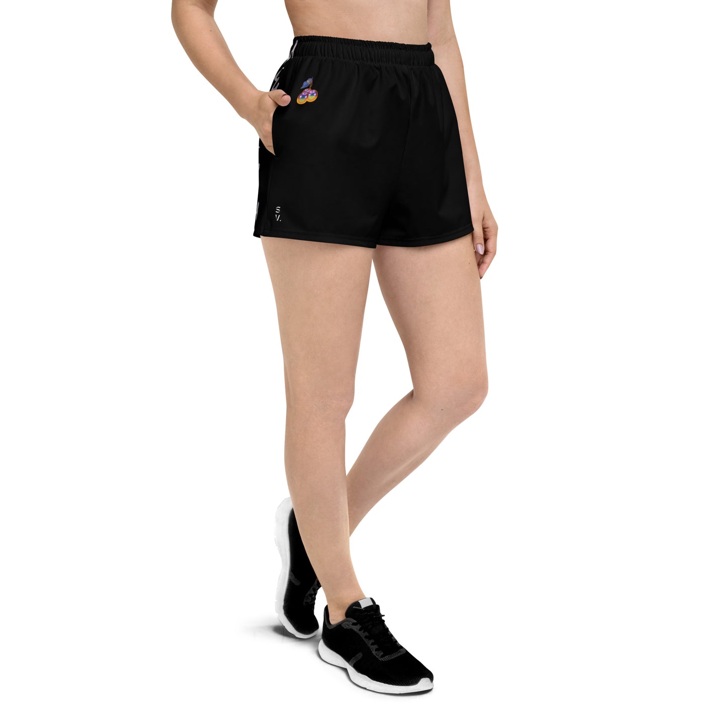 [Cherry Bomb] - Women’s (Recycled) Athletic Shorts