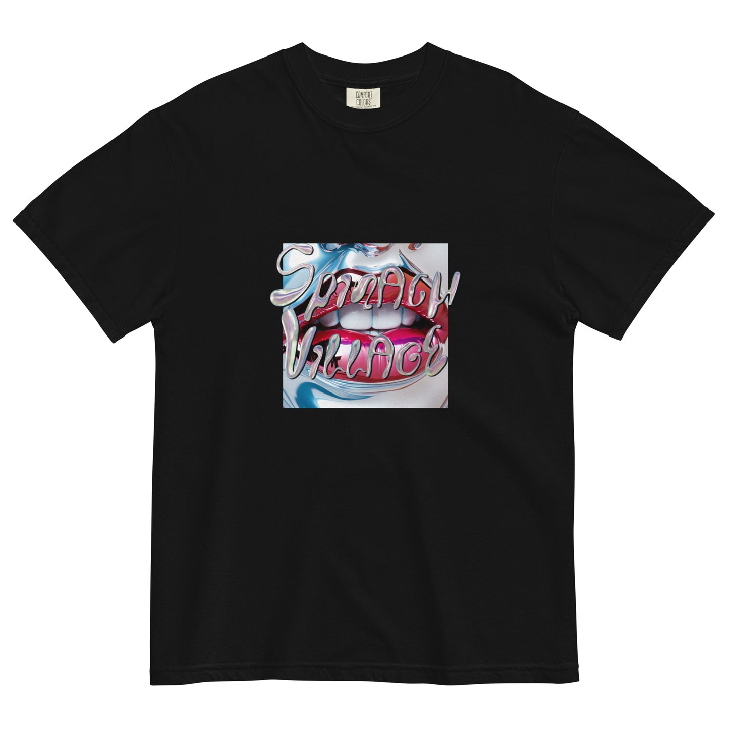 [Crazy Chrome x Talk About It] - Unisex Heavyweight T-Shirt