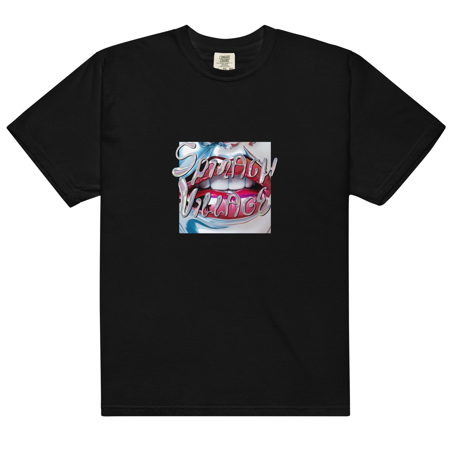 [Crazy Chrome x Talk About It] - Unisex Heavyweight T-Shirt