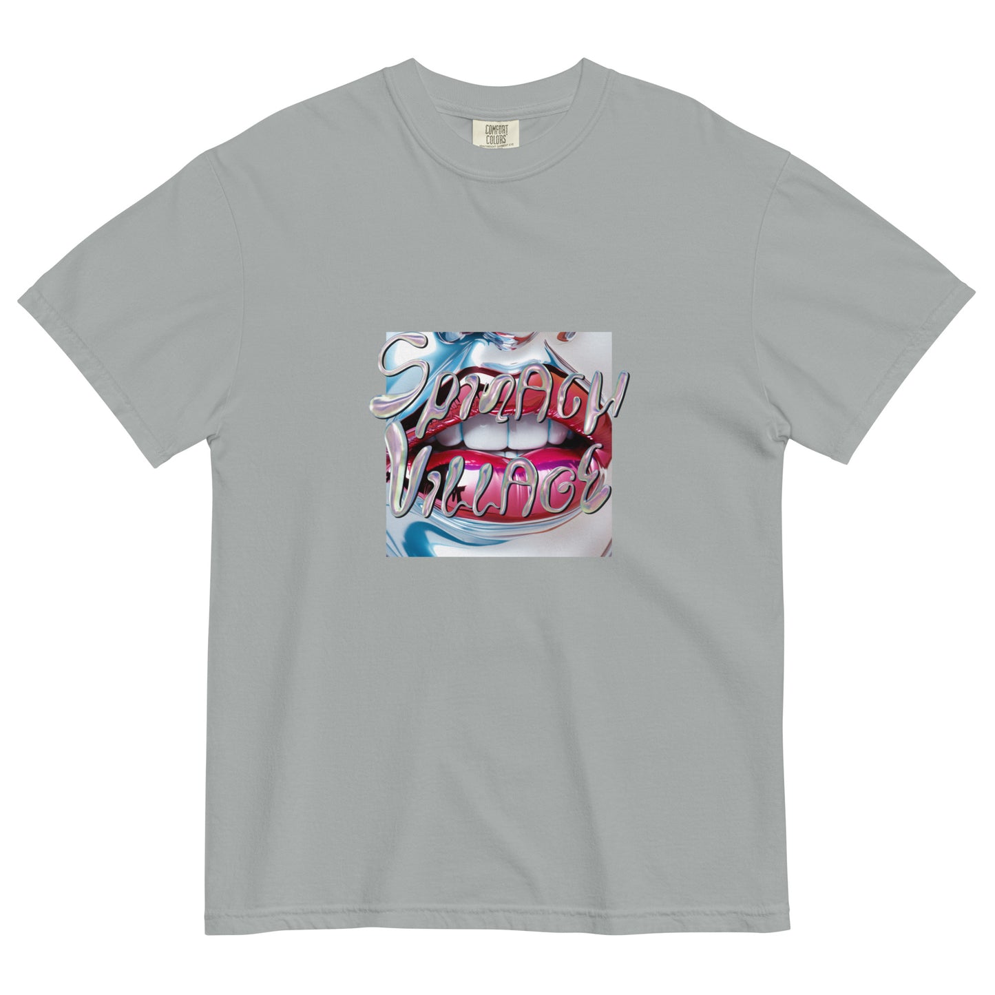 [Crazy Chrome x Talk About It] - Unisex Heavyweight T-Shirt