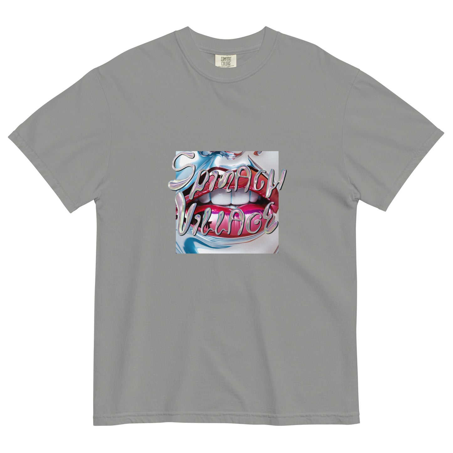 [Crazy Chrome x Talk About It] - Unisex Heavyweight T-Shirt