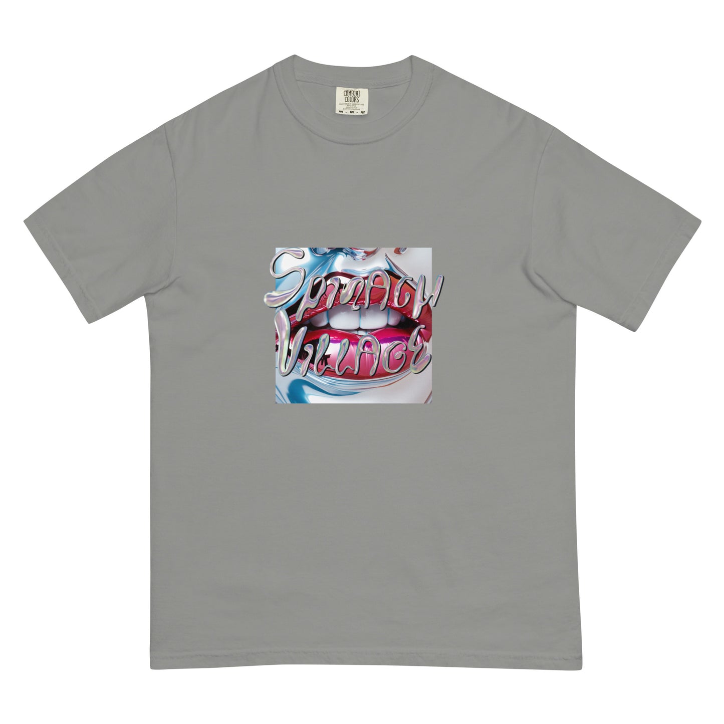 [Crazy Chrome x Talk About It] - Unisex Heavyweight T-Shirt