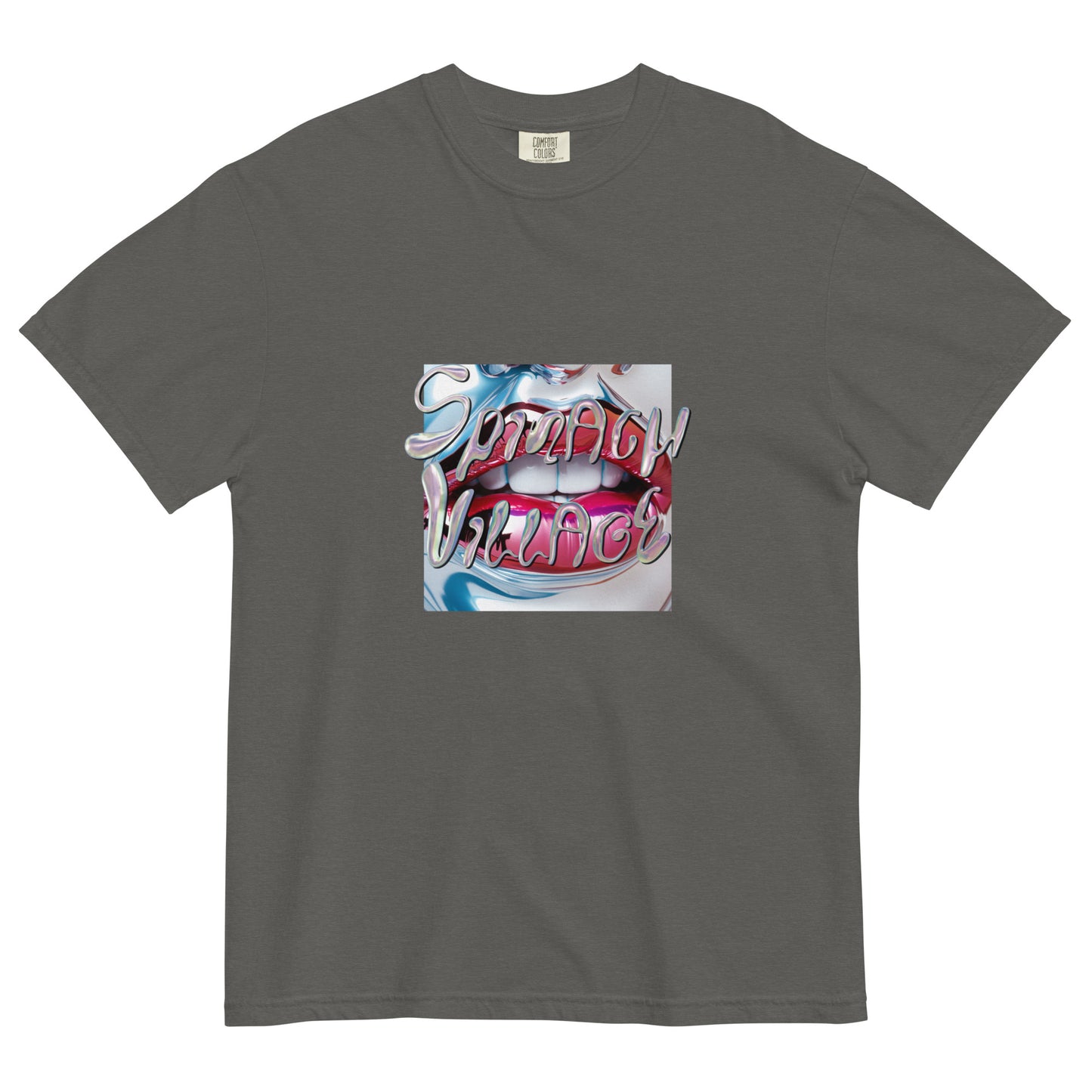 [Crazy Chrome x Talk About It] - Unisex Heavyweight T-Shirt