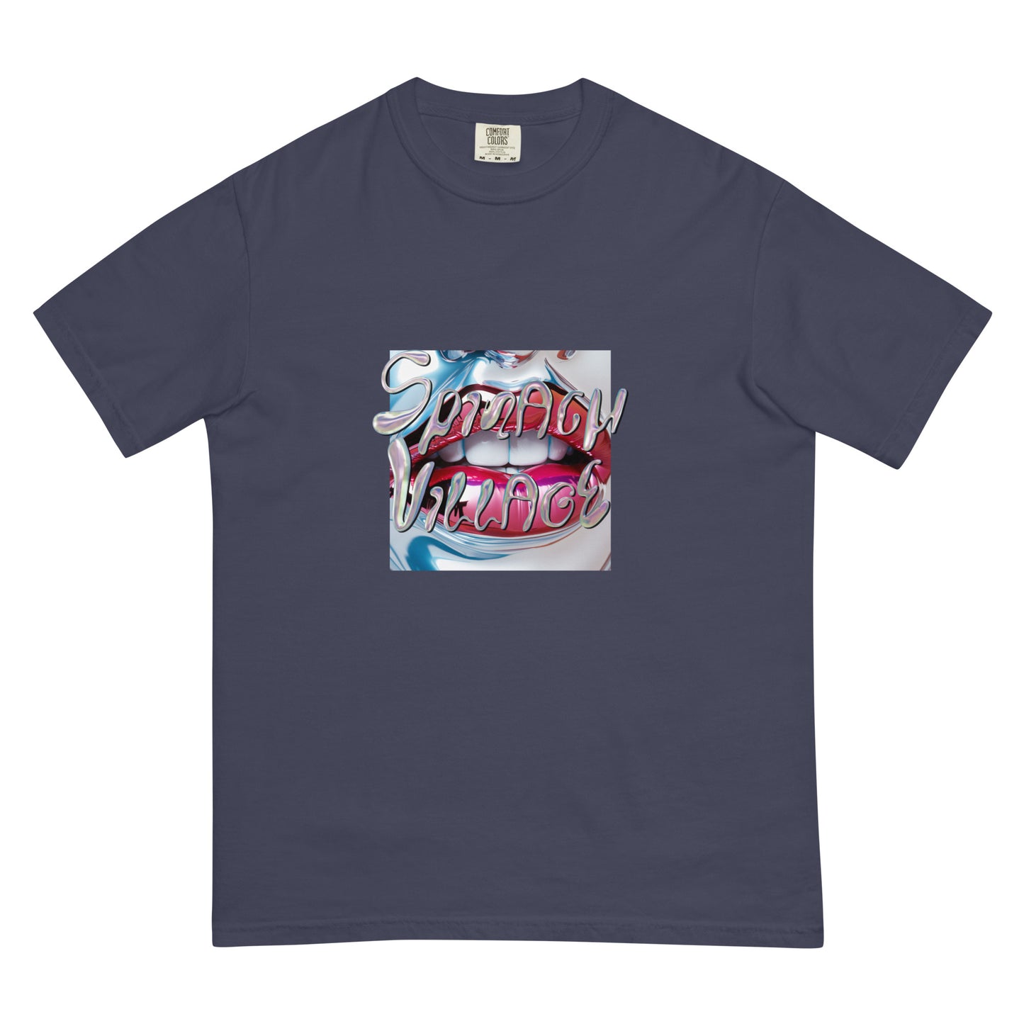 [Crazy Chrome x Talk About It] - Unisex Heavyweight T-Shirt