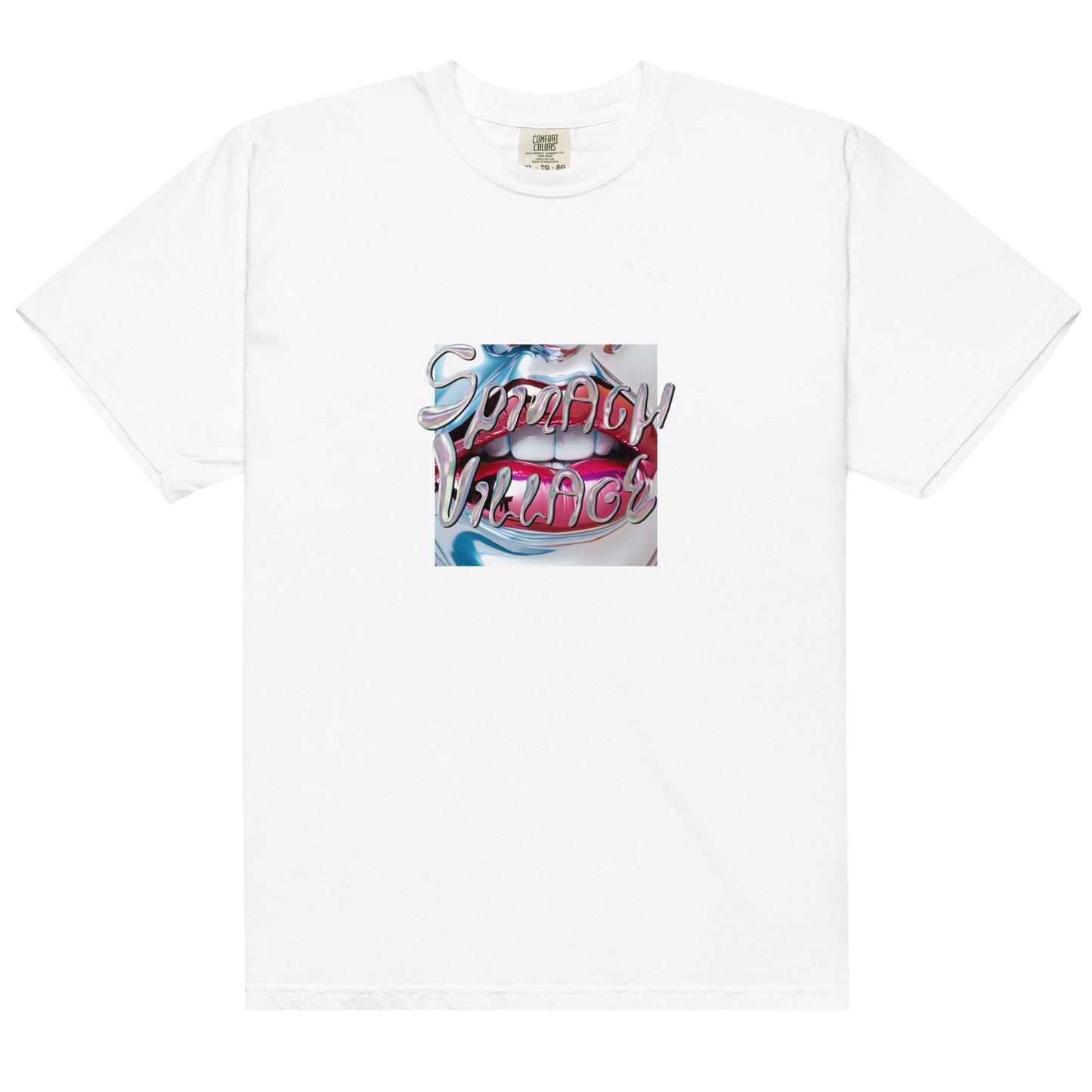 [Crazy Chrome x Talk About It] - Unisex Heavyweight T-Shirt