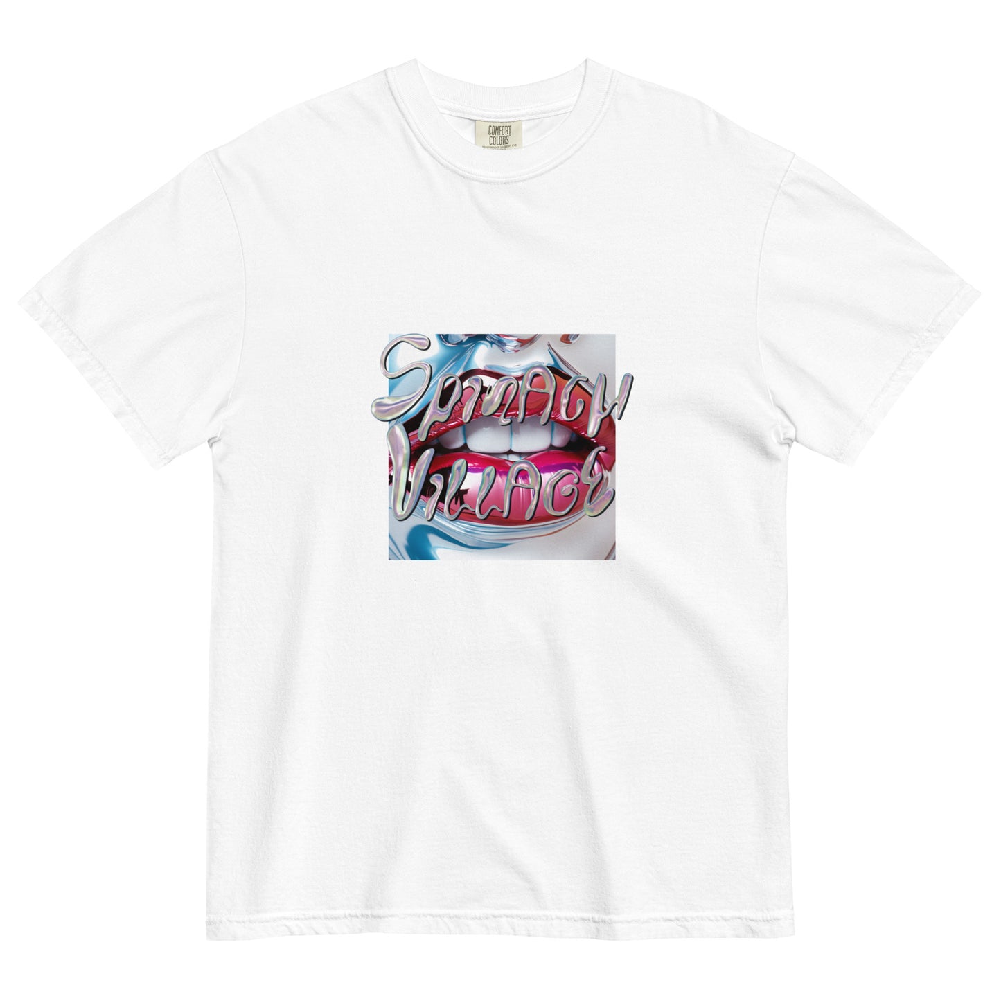 [Crazy Chrome x Talk About It] - Unisex Heavyweight T-Shirt