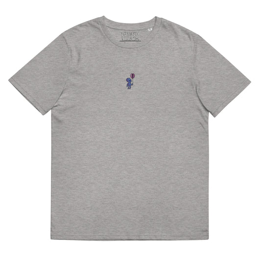 [I Come In Peace] - Embroidered Unisex (Organic) T-Shirt